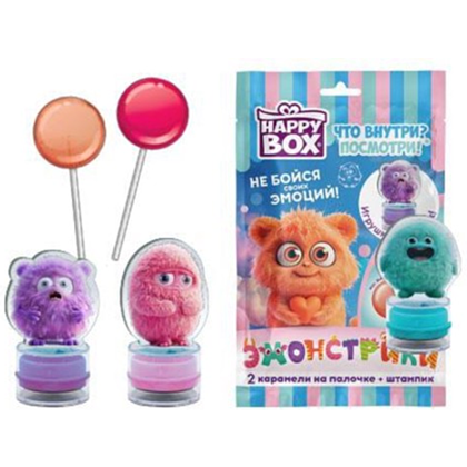 Карамель леденцовая "Happy Box Эмонстрики", 20 гр