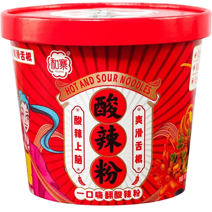 Лапша быстрого приготовления стеклянная по-Сичуаньски с арахисом, 130 гр 