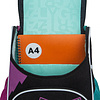 Рюкзак школьный "Greezly" с мешком, фуксия, бирюзовый - 12