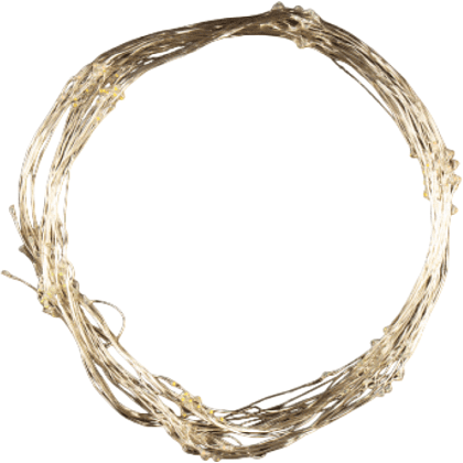 Гирлянда электрическая LED "Нить. Хвост Роса", мультиколор