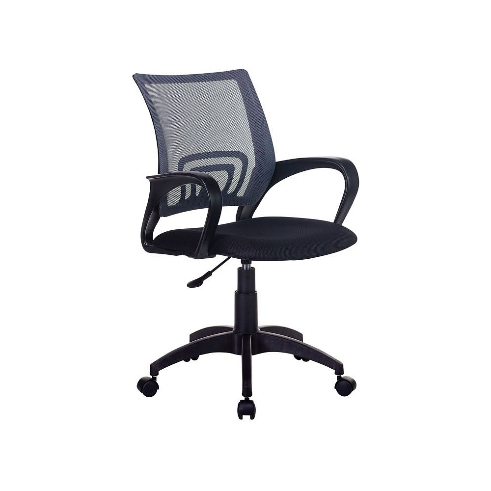 Кресло для персонала Бюрократ "CH-695NLT", ткань, пластик, темно-серый, черный