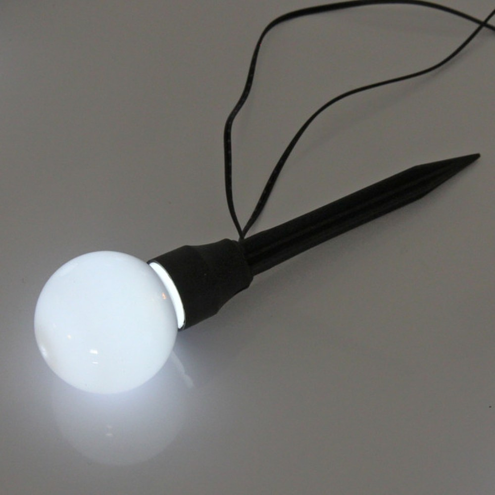 Гирлянда уличная "Светящийся шар", 3,5 м, 6 LED, белый, солнечная батарея - 6