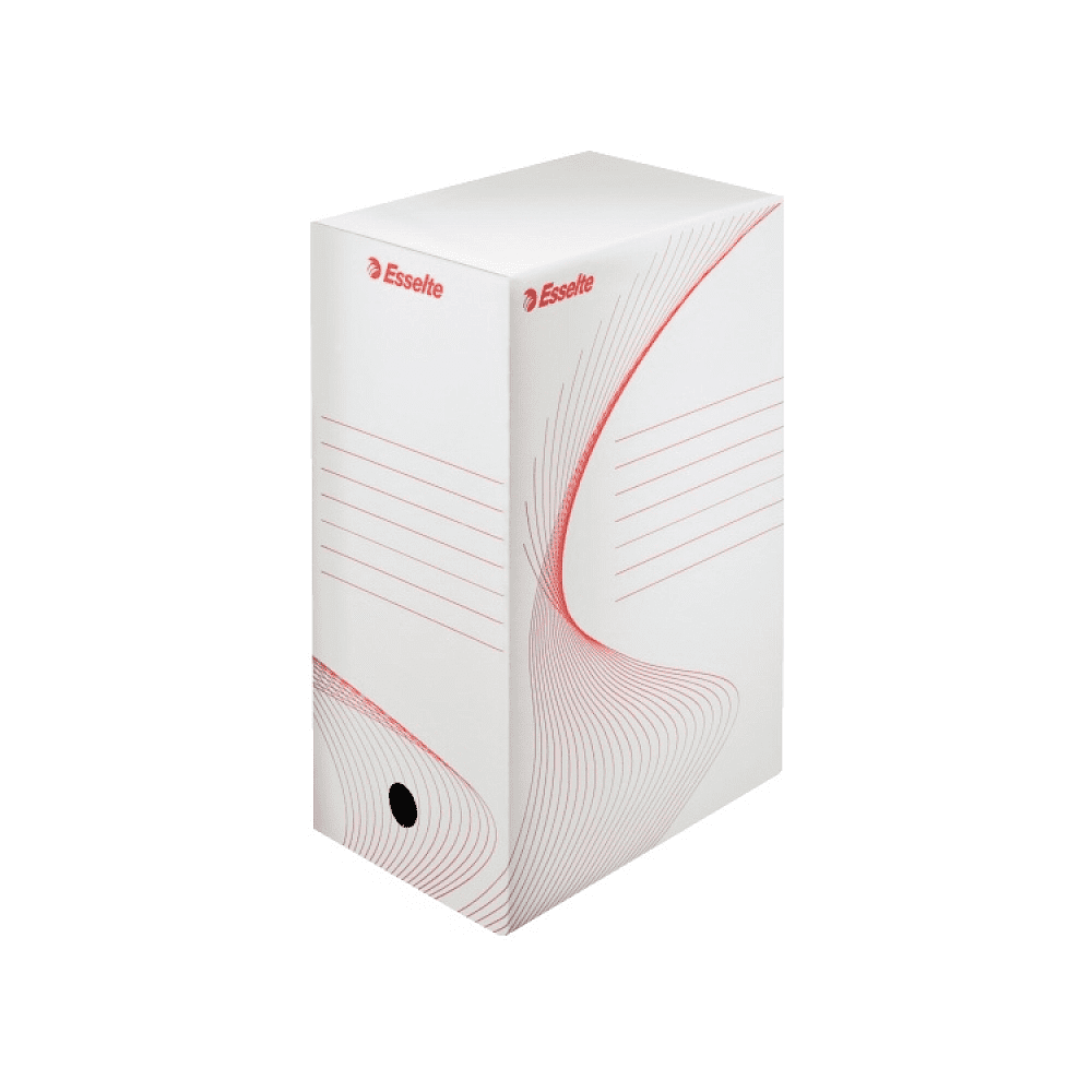 Коробка архивная "Esselte", 150x245x345 мм, белый