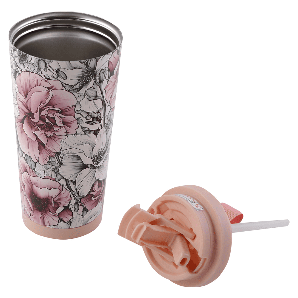 Термокружка "Цветочный шик", 530 мл, ассорти - 4