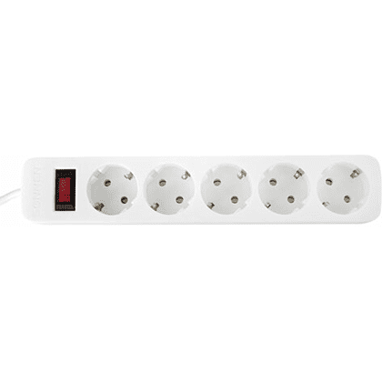 Сетевой фильтр Sonnen SPW-505, 5 м, 5 розеток, белый - 5