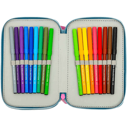 Пенал-книжка "Candy Bunny", 3 отделения, с наполнением - 5