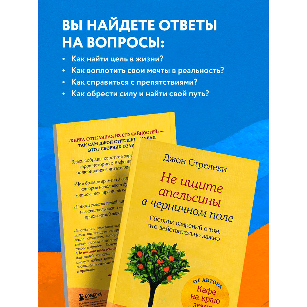 Книга "Не ищите апельсины в черничном поле. Сборник озарений о том, что действительно важно", Джон Стрелеки - 4