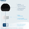 Диспенсер Tellus для туалетной бумаги в больших рулонах, черный, TР1 - 9