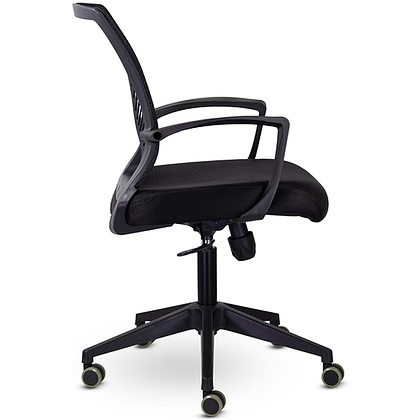 Кресло для персонала Энжел СН-800 "СР TW-01/Е11-К", ткань, сетка, пластик, черный - 5