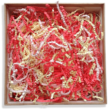 Наполнитель бумажный, гофрированный, 3 мм, 50 г, цитрусовое ассорти