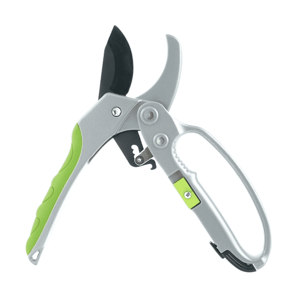 Секатор садовый Deli EDL580229, 200 мм, пластиковая ручка, зеленый - 2