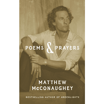 Книга на английском языке "Poems & Prayers", Matthew McConaughey