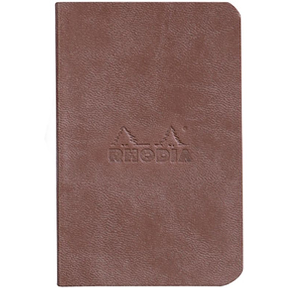 Набор блокнотов "Rhodia", А7, 32 листа, линейка, коричневый, кофейный - 3