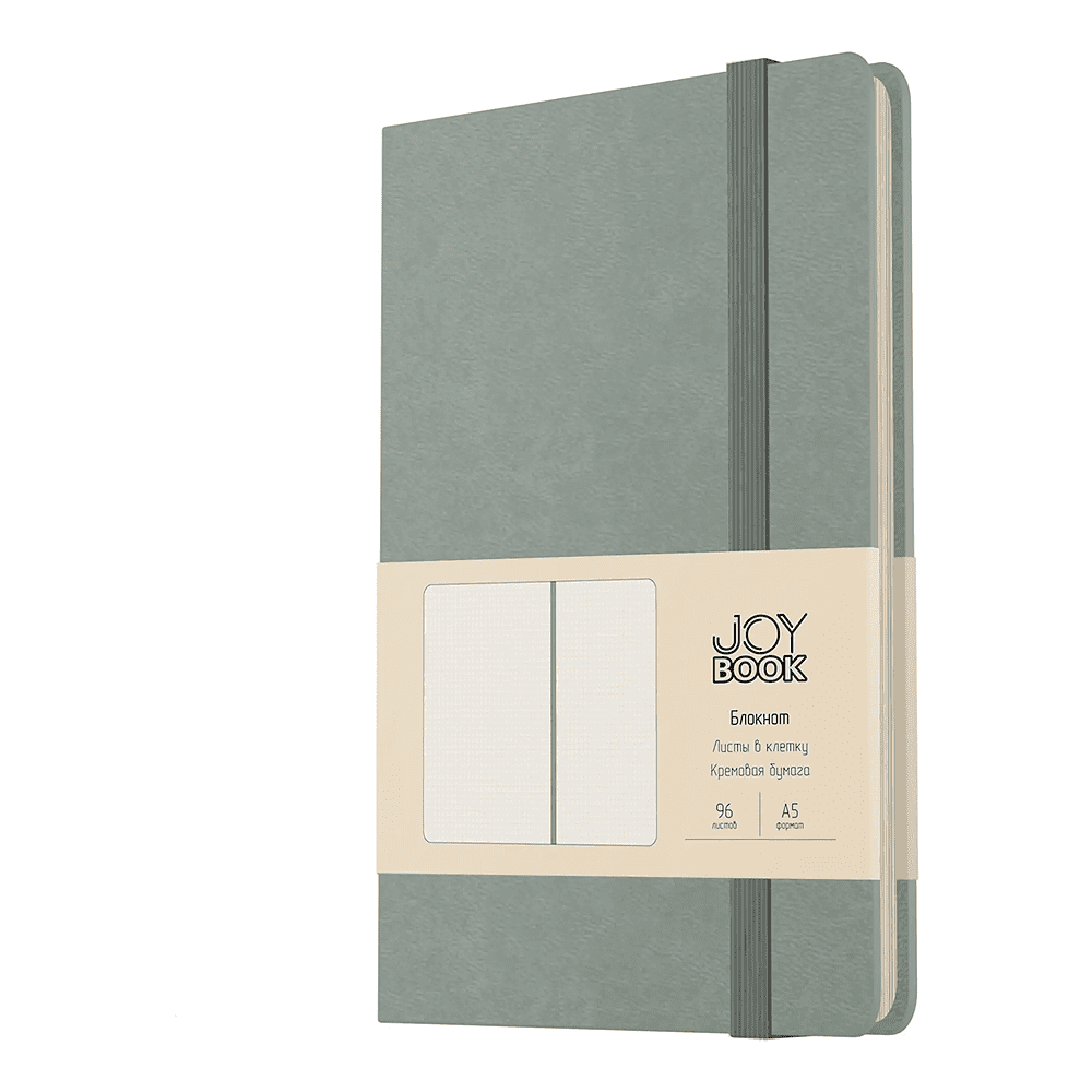 Блокнот "Joy Book. Мятное мороженое", А5, 96 листов, клетка, мятный