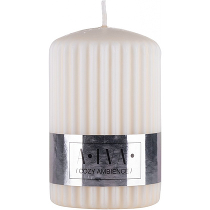 Свеча декоративная "Цилиндр Donau Home Alva", 60х60х90 мм, кремовый