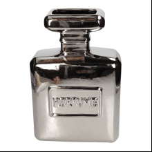 Ваза "Perfume Bottle", фаянс, серебристый