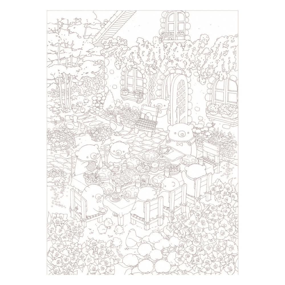 Раскраска "Медвежья страна. Самая плюшевая раскраска", Chip - 5