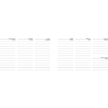 Еженедельник недатированный "Creator. Blossoms", А6, 64 листа, бордовый
