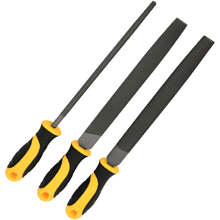 Набор напильников Deli YS EDL353083, 3 шт, 200 мм