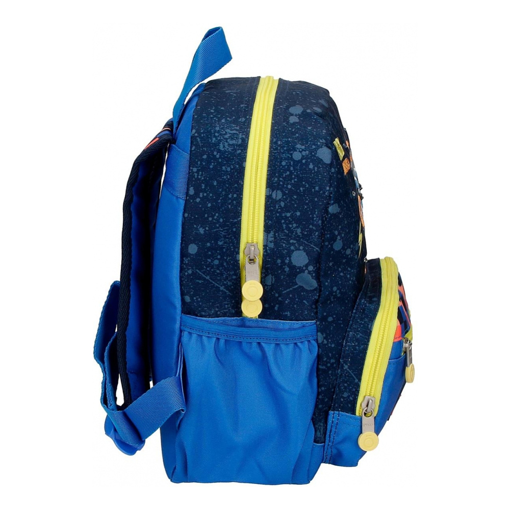 Рюкзак детский "Rob Friend", S, темно-синий, голубой - 4