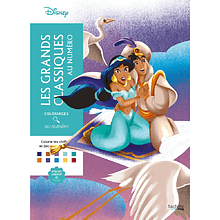 Раскраска по номерам на французском языке "Coloriages mystères Disney - Les Grands Classiques"
