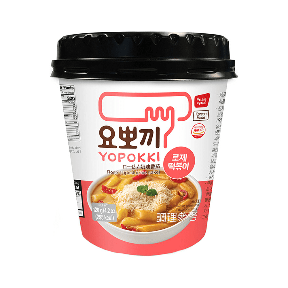 Палочки рисовые "Yopokki. Rosé" с соусом розé, 120 гр.