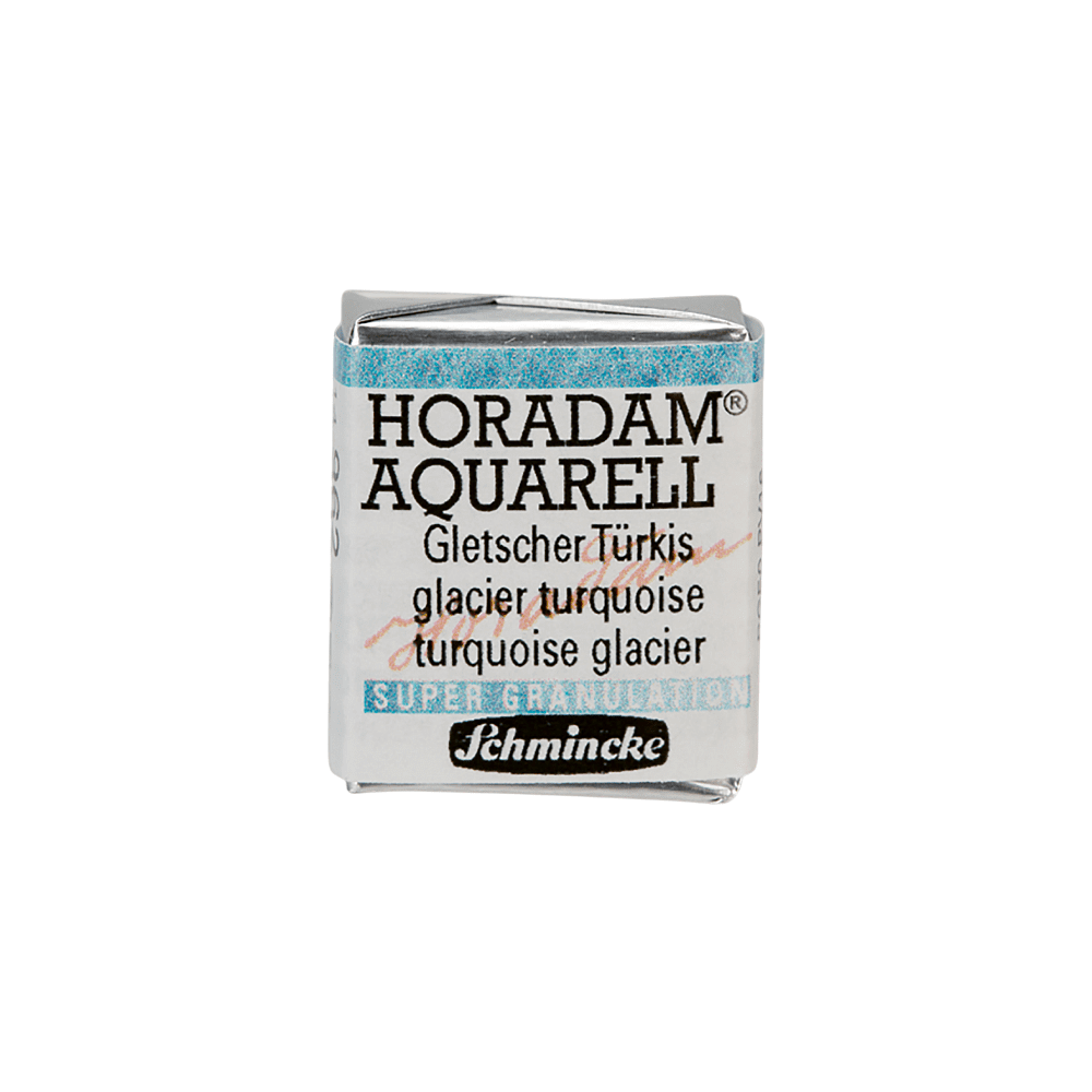 Краски акварельные "Schmincke Horadam", 962 бирюзовый glacier, полукювета