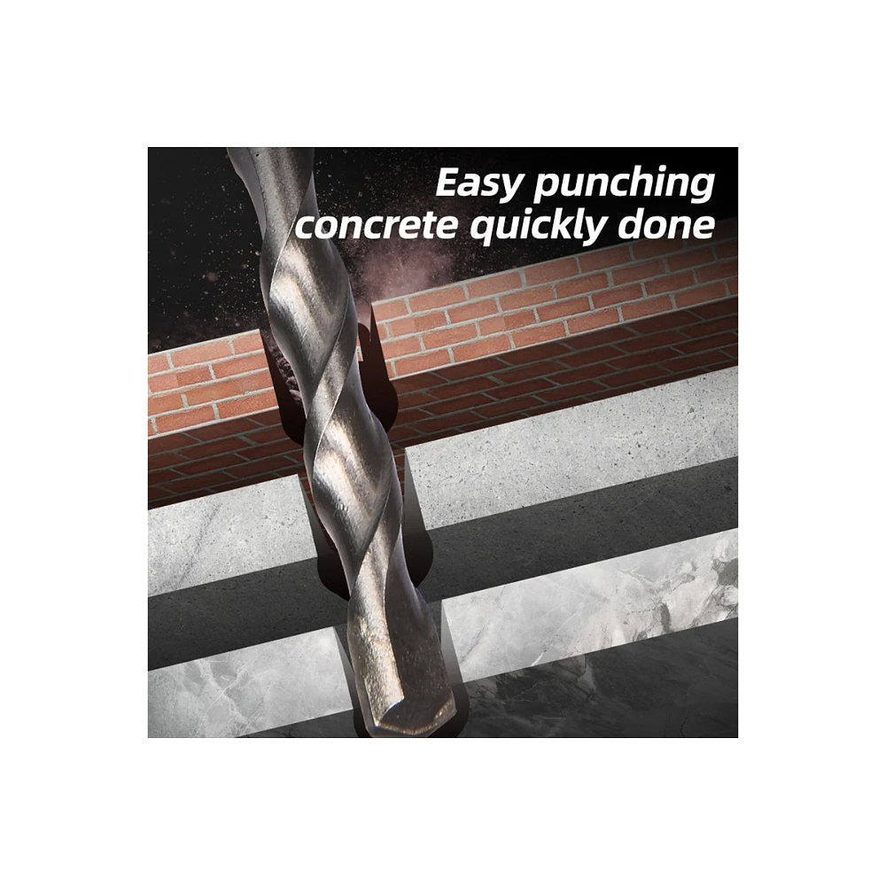 Бур по бетону Deli YS EDH-Y12160, 12x160 мм, SDS-PLUS - 4 Бур по бетону Deli YS EDH-Y12160, 12x160 мм, SDS-PLUS - 4