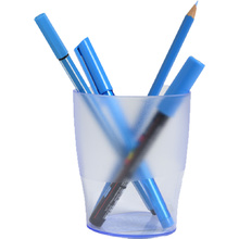 Подставка для ручек "EcoPen", 60x80x95 мм, прозрачный, синий