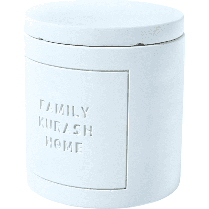 Свеча декоративная со спичками "Family Kurash Home Круг", ароматизированная, белый - 8
