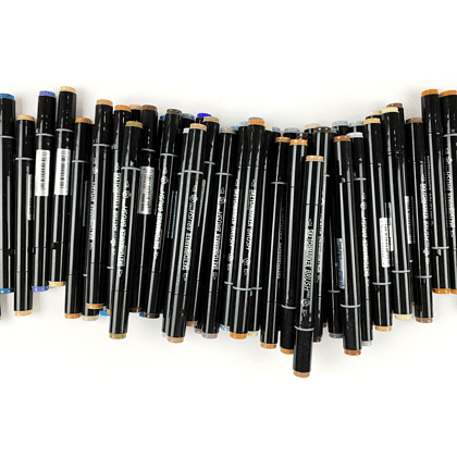 Маркер перманентный двусторонний "Sketchmarker Brush", Y24 миндальный - 4