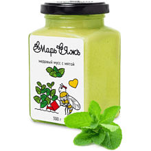 Медовый мусс "МарьЯжъ" с мятой, 300 гр 