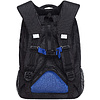 Рюкзак школьный "Greezly", с карманом для ноутбука, черный, синий - 2
