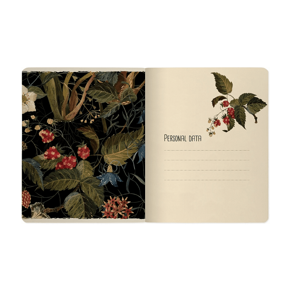 Тетрадь "Flora", A5, 48 листов, клетка, ассорти - 7