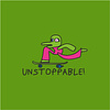 Чехол для пропуска "Unstoppable", зеленое яблоко - 2