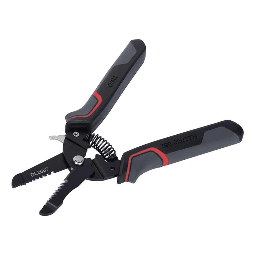 Инструмент для снятия изоляции Deli RS EDL2667, 180 мм, 0.6 - 2.6 мм - 13