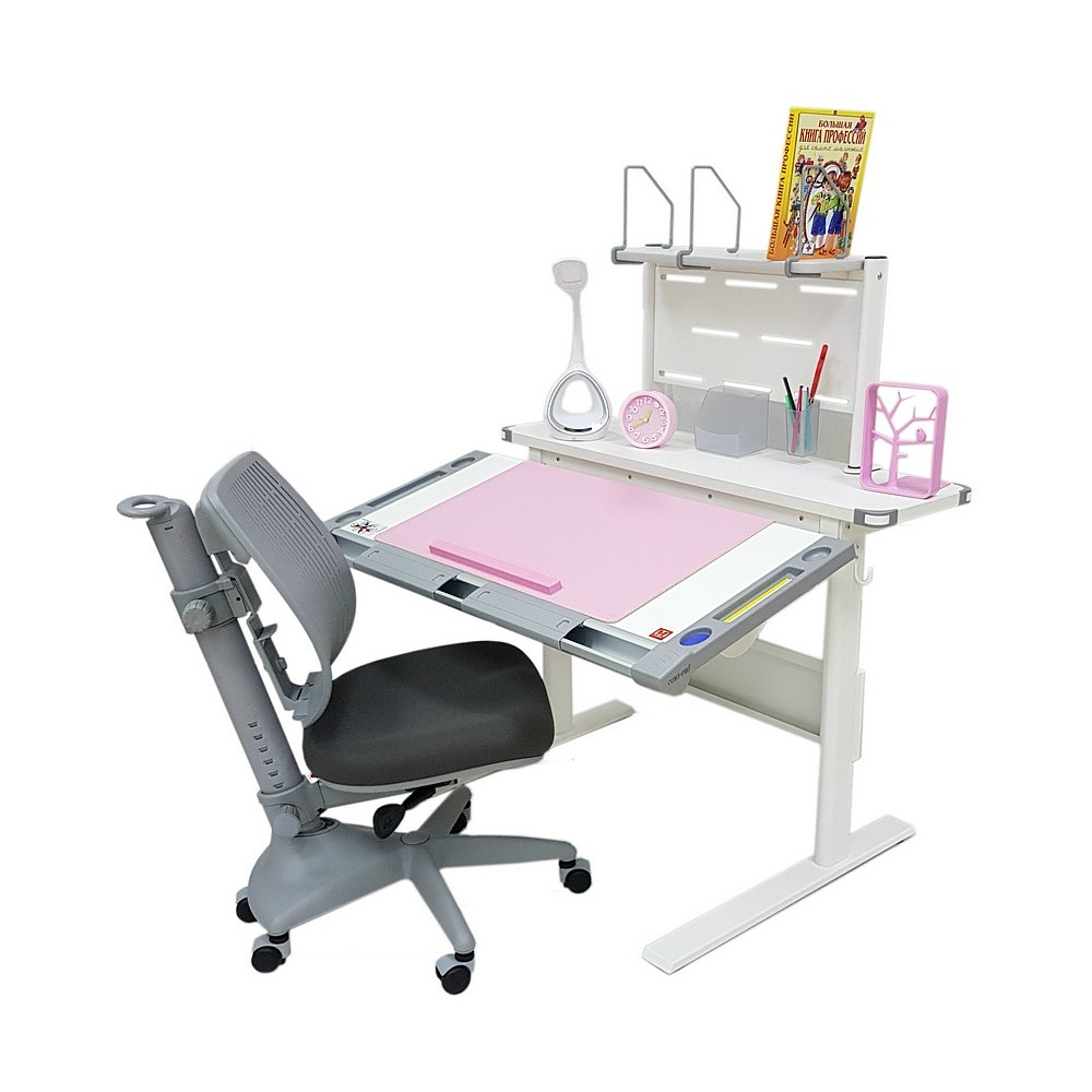 Кресло детское Comf-Pro UR-C3 SPEED ULTRA Chair, пластик, ткань, пластик, корпус серый, с чехлом салатовым, серый - 5