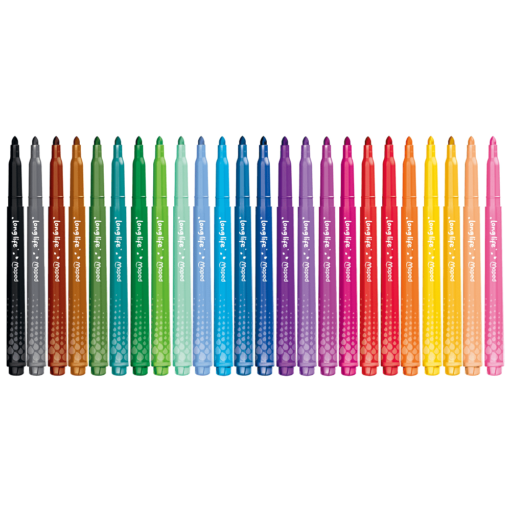 Фломастеры "Color Peps Long Life", 24 шт