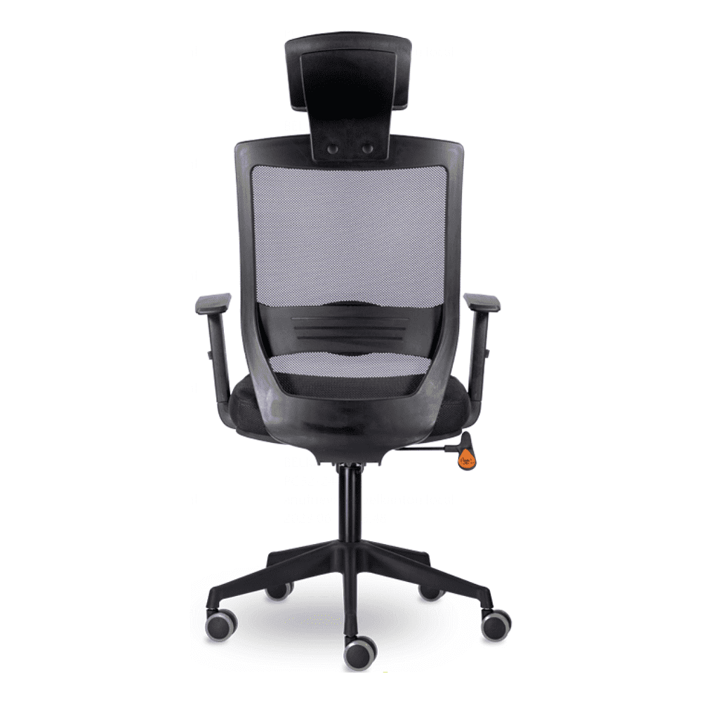 Кресло для руководителя "UTFC Гарвард СН-500", сетка, пластик, черный - 4