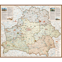 Карта "Замки Беларуси. Туристская карта", 1:850 000