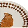 Тарелка керамическая "Croissant", 20.5x20.5 см, коричневый - 2