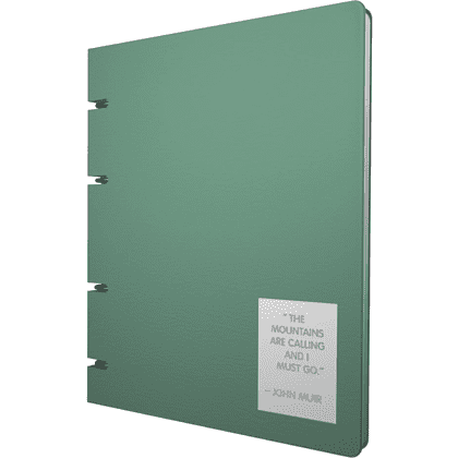 Тетрадь "Nuances. Эвкалипт", А5, 120 листов, клетка, зеленый