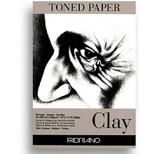 Блок бумаги для рисования "Fabriano. Clay", 21х29,7 см, 120 г/м2, 50 листов