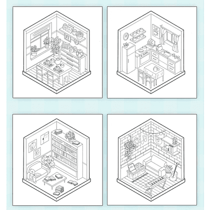 Раскраска "Уютная раскраска. Мой милый дом" - 2