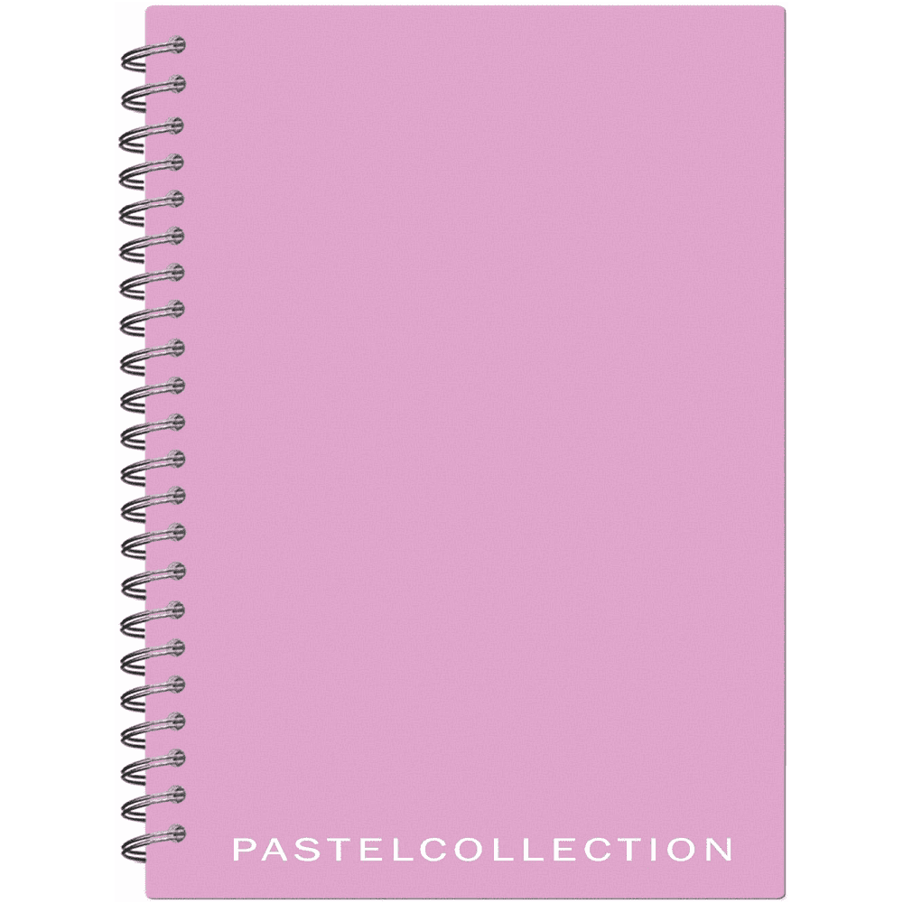 Тетрадь "Pastel Collection", А5, 80 листов. клетка, розовый, фиолетовый 