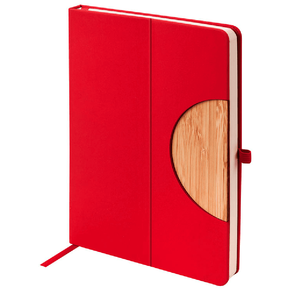 Ежедневник недатированный "Bosforo", А5, 272 страницы, красный