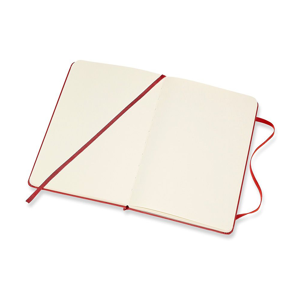 Блокнот "Classic Medium", А5, 120 листов, нелинованный, красный - 4
