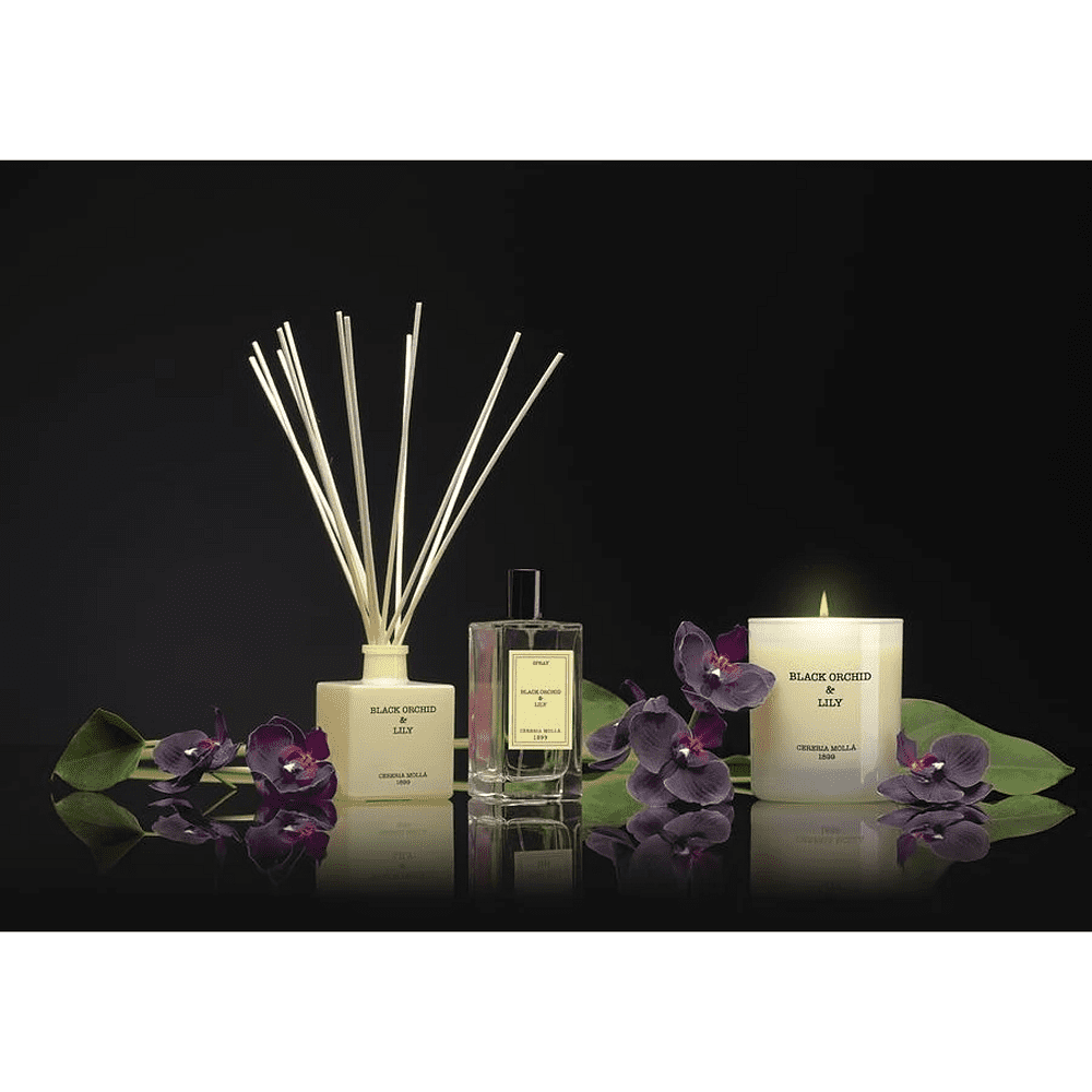 Свеча ароматическая CERERIA MOLLA "Black Orchid & Lily", 230 гр., подарочная упаковка - 2