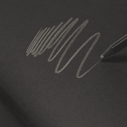 Блокнот "Doodle total black", А5, 96 листов, черный, срез черный - 7