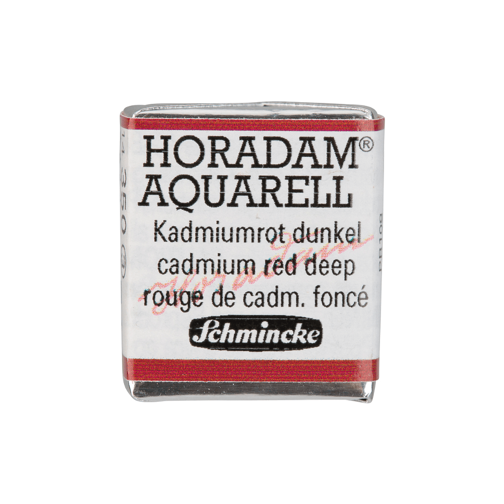 Краски акварельные "Schmincke Horadam", 350 кадмий красный темный, полукювета